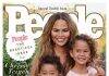 Teigen and her children appearing on the cover of People magazine (Photo: People/Release)