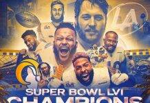 LA Rams are the LVI Super Bowl champions. (Photo: NFL Release)