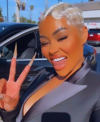 Black Chyna is a make up artist and influencer. (Photo: Instagram)