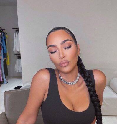The socialite posted a photo with her firstborn North, the result of her former marriage to rapper Kanye West, 44. (Photo: Instagram release)