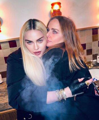Madonna is a good friend of Stella McCartney, who graduated from Central Saint Martins University. (Photo: Instagram)