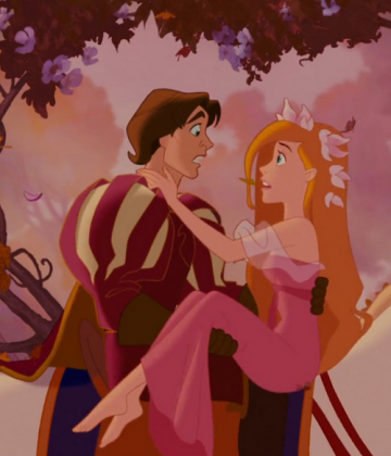 In the original story, Princess Giselle of the animated kingdom of Andalasia falls in love with Prince Edward, but their wedding plans are ruined by Edward's stepmother, Queen Narissa. (Photo: Walt Disney Studios Motion Pictures release)