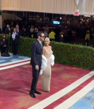 Kim wore the famous Marilyn Monroe dress at the Met Gala. (Photo: Instagram)