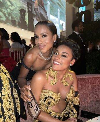 Ariana DeBose, 31, and Kerry Washington, 45 at the met gala 2022. (Photo: Instagram)