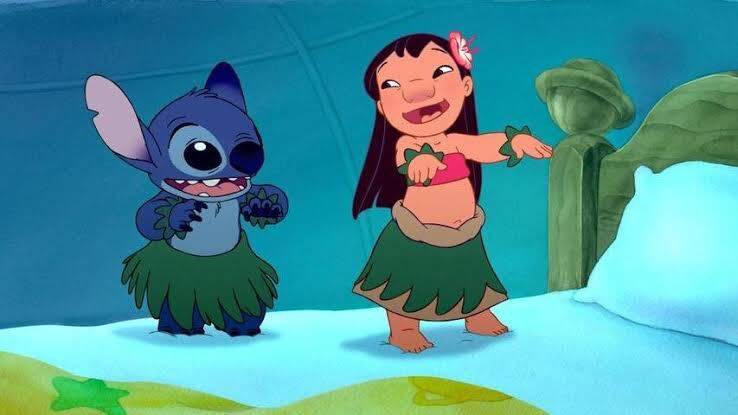 Lilo started doing everyday chores with her new friend Stitch. (Photo: Disney release)
