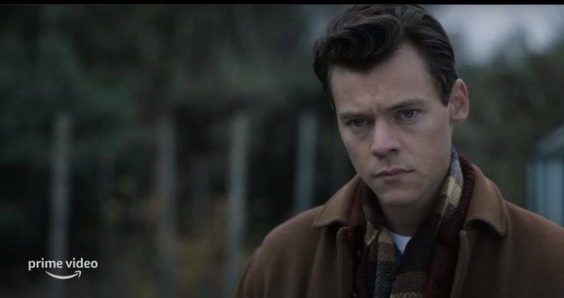 Last Wednesday (15), Prime Video released the teaser for "My Policeman", the romantic drama with a love triangle between Harry Styles, Emma Corrin and David Dawson. (Photo: Amazon Studios release)