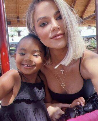 Khoé and True, her daughter with Tristan Thompson, (Photo: Instagram release)