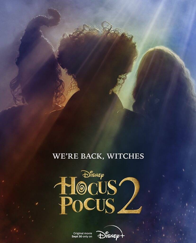 Walt Disney released this Tuesday (28) the first teaser for "Hocus Pocus 2", the sequel to the classic film released in 1993. (Photo: Disney+ release)