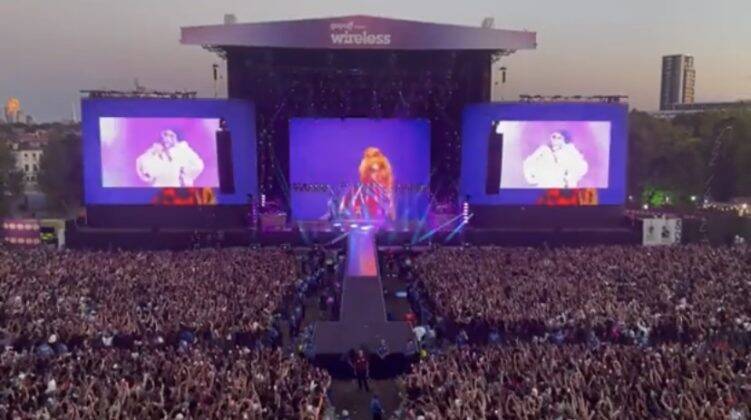 Nicki Minaj performed last Sunday (10) at the Wireless Festival in Finsbury Park, London. (Photo: Twitter release)