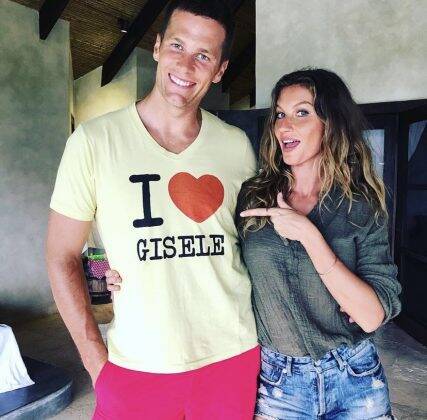 Gisele Bündchen and Tom Brady. (Photo: Instagram release)