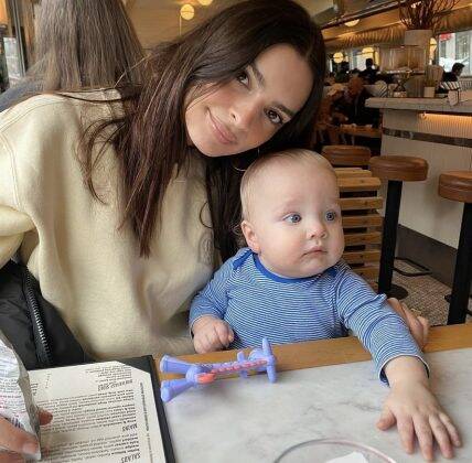 Emily Ratajkowski and son Sylvester. (Photo: Instagram release)