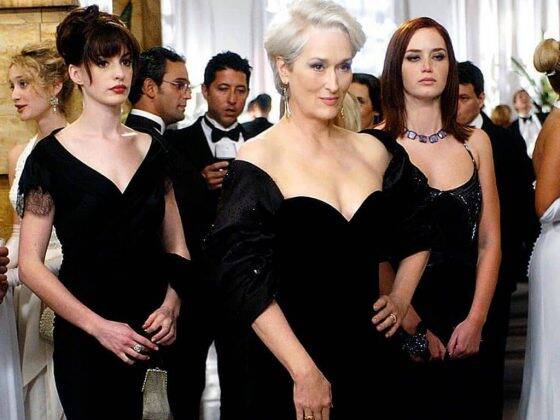 The Devil Wears Prada (2006).In one of her most memorable roles, Anne Hathaway plays Andrea Sachs, a young woman who got a job at Runaway Magazine, New York's leading fashion magazine. She starts working as an assistant to Miranda Priestly (Meryl Streep), the editor-in-chief with a fierce attitude and high demands, and discovers that her dream job isn't so easy. (Photo: 20th Century Fox release)
