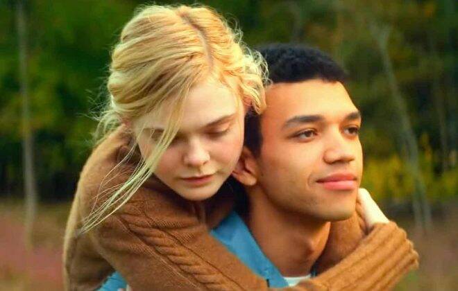 Starring Elle Fanning as Violet Markey and Justice Smith as Theodore Finch. (Photo: Netflix release)
