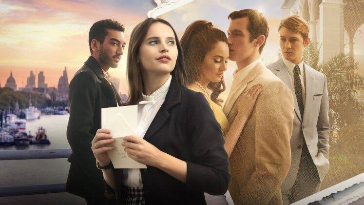 The Last Letter from Your Lover (2021). Set in two different eras, the film follows the story of Ellie Haworth (Felicity Jones), a young journalist who finds love letters written in 1965. When she decides to investigate these stories, she discovers a touching secret romance. (Photo: StudioCanal)