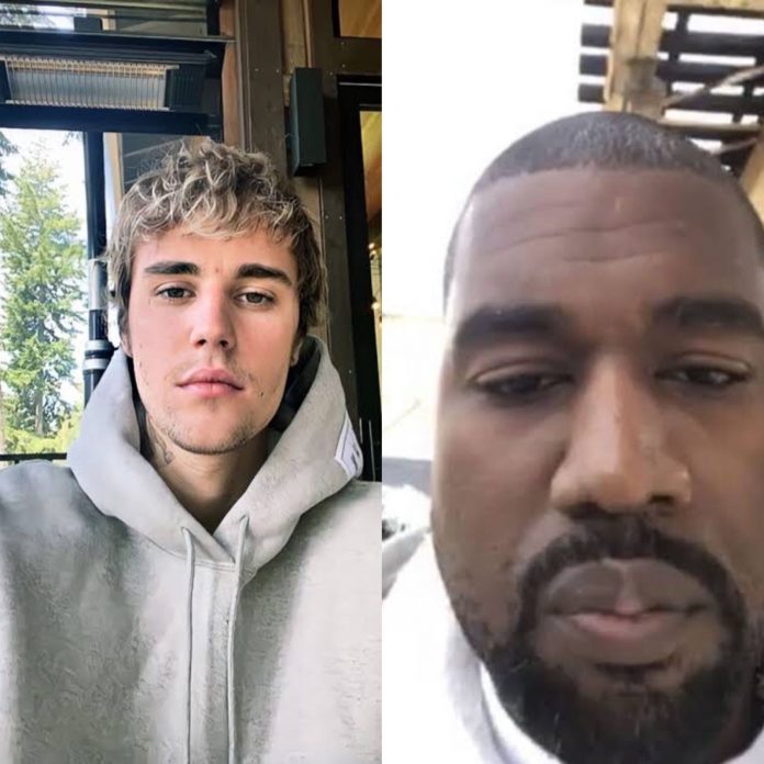 Justin reportedly got irritated by Ye's statements about his wife Hailey. (Photo: Instagram/montage