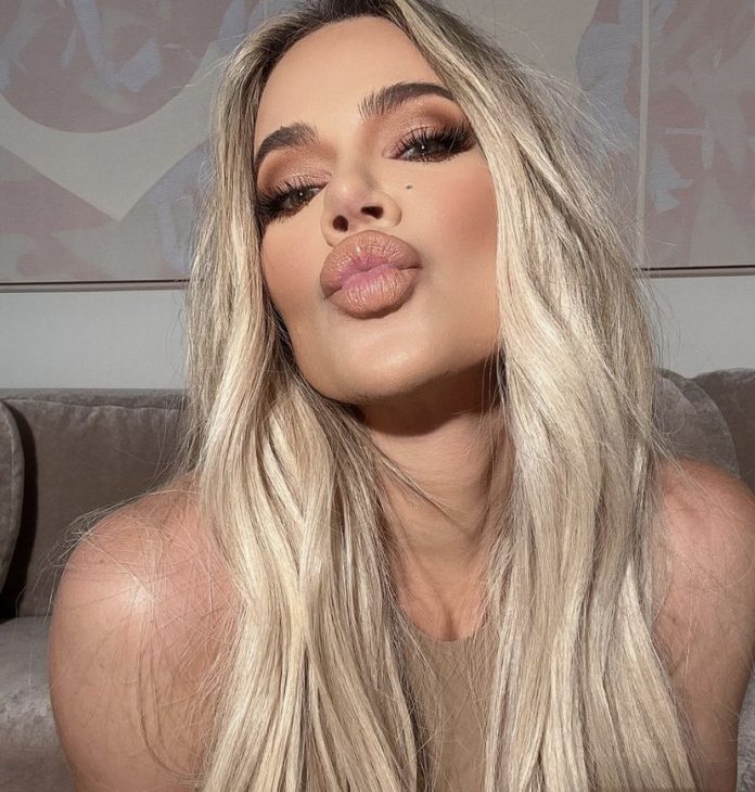 Khloé reported that about seven months ago she noticed a small bump on her face, which she initially thought was a pimple. (Photo: Instagram release)