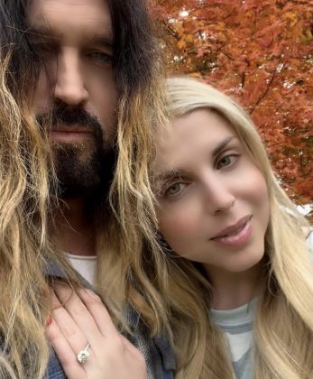 In the comments, Damon Elliott, who previously worked with Billy Ray, congratulated the couple, adding a ring emoji. (Photo: Instagram release)