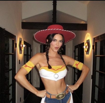 Kendall Jenner is Jessie, the character from 'Toy Story'. (Photo: Instagram release)
