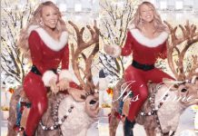 In a short video posted on her social media, Mariah celebrated the turn of the calendar and declared the start of the holiday season. (Photo: Colage/Instagram release)