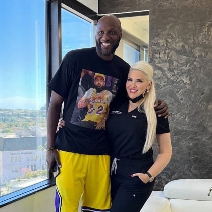 Lamar Odom was champion for the Los Angeles Lakers in the 2009 and 2010 championships and was named the sixth man of the year in 2011 (Photo: Instagram)