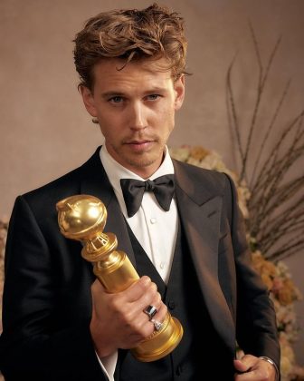 Austin Butler wins a Golden Globe for his performance in "Elvis". (Photo: Instagram)