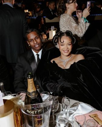 The event was attended by Rihanna and A$AP Rocky, who arrived after the red carpet. (Photo: Instagram)