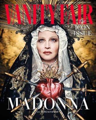 Madonna on the cover of Vanity Fair magazine. (Photo: Instagram)