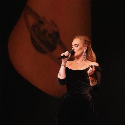 Adele during the residency in Las Vegas. (Photo: Instagram)