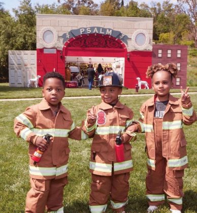 The theme of Psalm's birthday party was Firefighters. (Photo: Instagram)