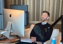 Justin Timberlake at podcast. (Photo: Instagram)