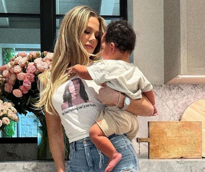 Khloé said she feels guilty that she wasn't able to establish a deep connection with her youngest son, Tatum. (Photo: Instagram)