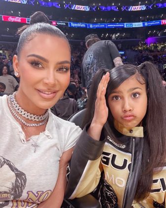 Kim Kardashian and North West. (Photo: Instagram)