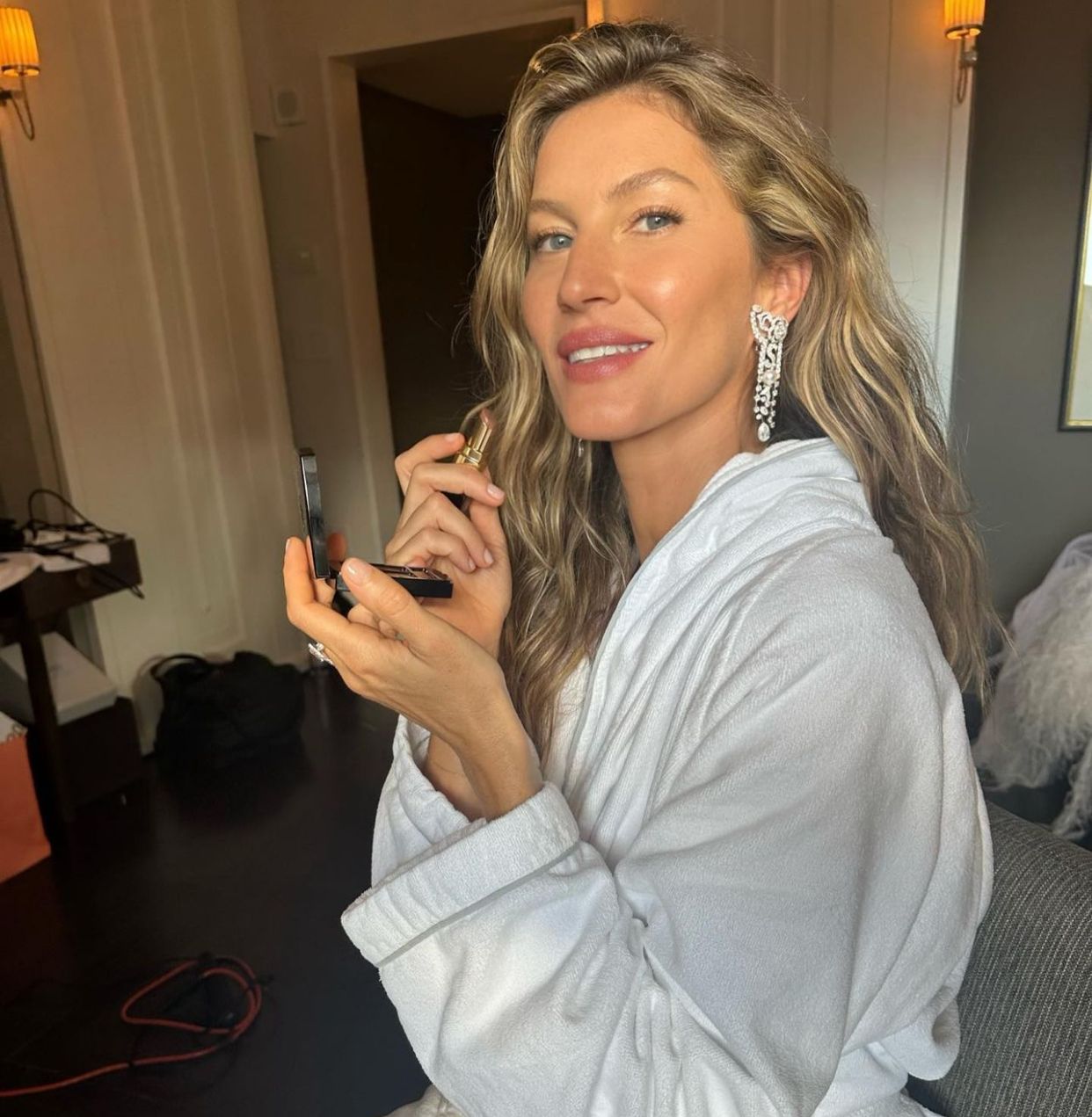 Gisele got emotional when talking about her divorce from Tom Brady. (Photo: Instagram)