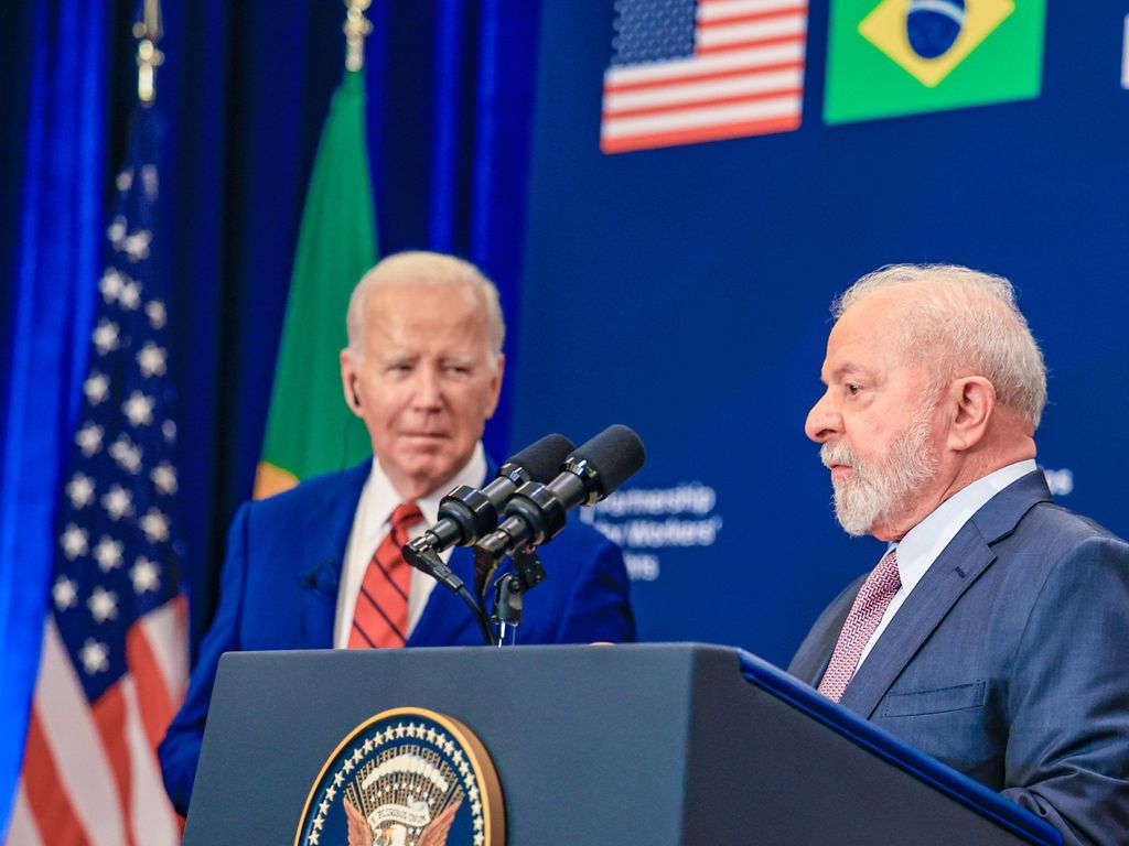 Unprecedented profits must be reflected in more substantial wages, which is why we launched this partnership for workers' rights," the American president added. (Photo:Agência Brasil)