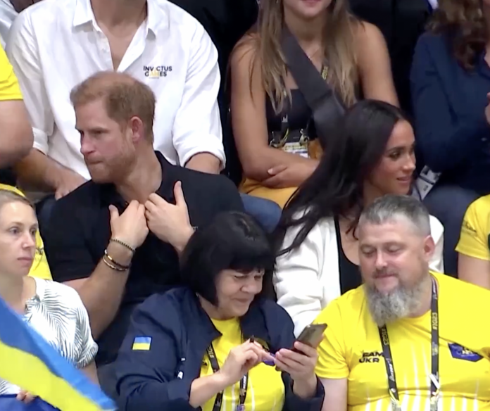 This Wednesday (13), Meghan Markle joined Prince Harry at the Invictus Games 2023. She traveled from Los Angeles to Düsseldorf, Germany on Tuesday (12). (Photo: Twitter)