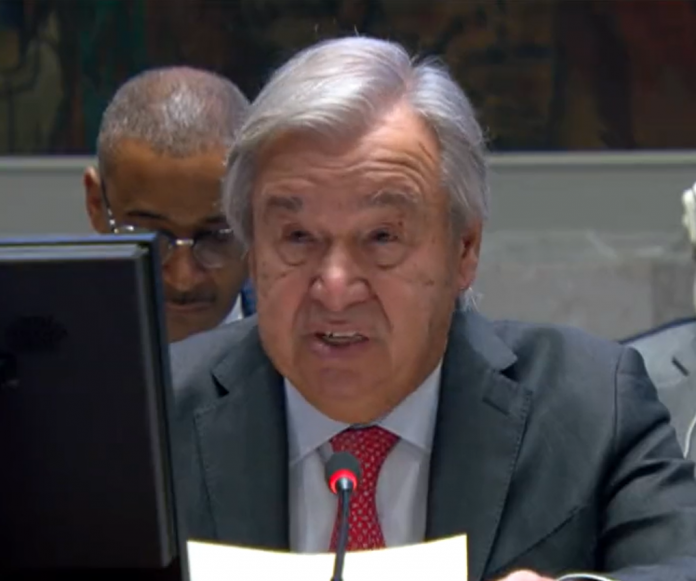 Guterres had suggested that the Hamas attacks did not come out of nowhere, which provoked strong criticism from Erdan, leading to the cancellation of a scheduled meeting with the UN leadership. (Photo:Twitter)