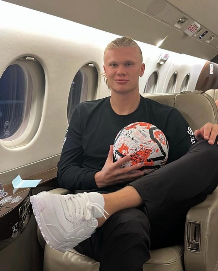 Manchester City hope Erling Haaland will be fit for the first match of the Club World Cup, after he suffered a foot injury.(Photo: Instagram)