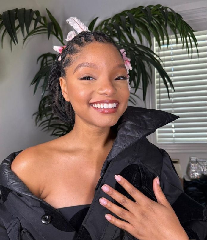 This Monday (15), Halle Bailey shared a video in her Instagram account from her underwater maternity shoot. (Photo: Instagram)