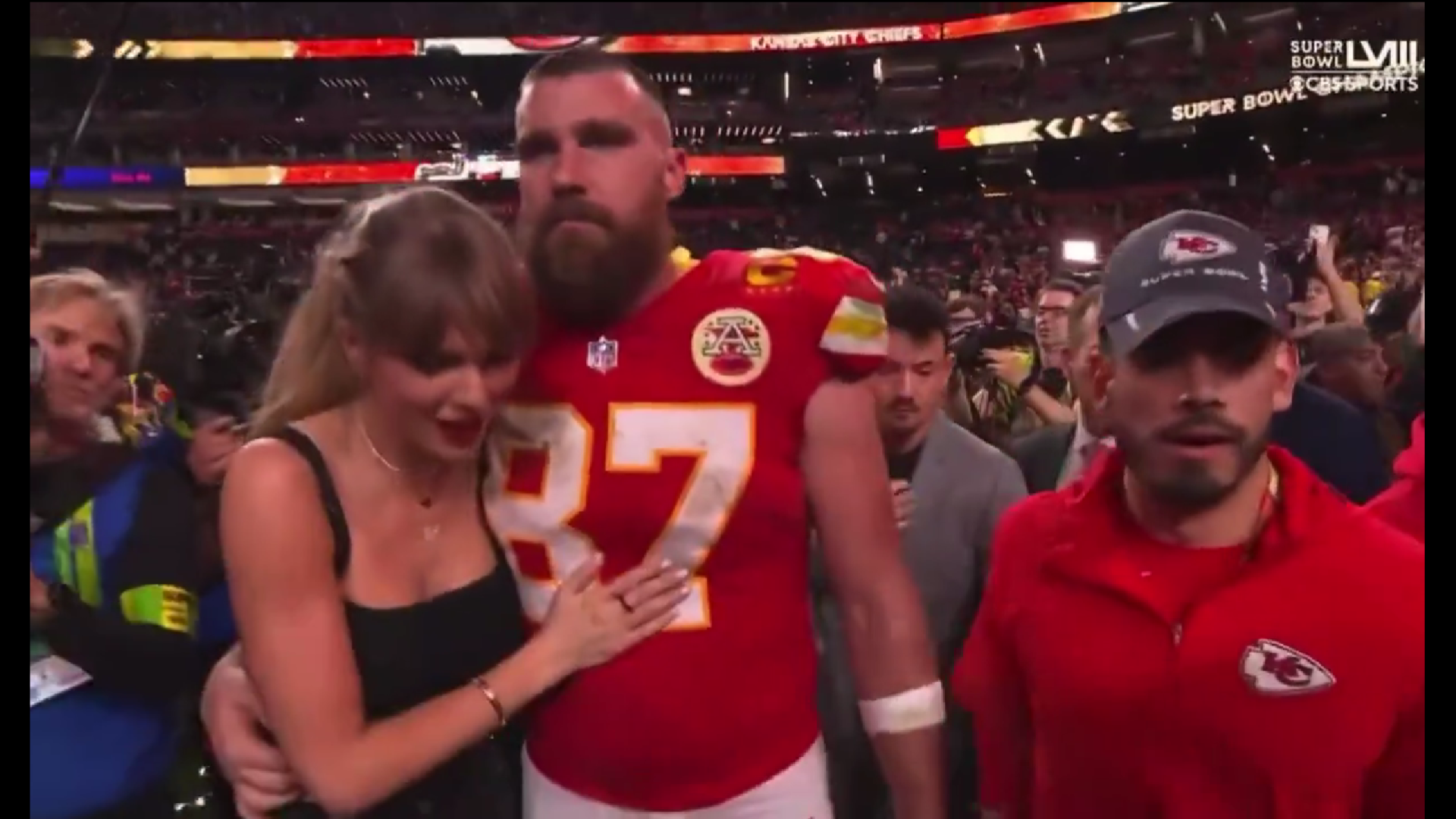 Taylor made her first appearance at an NFL game in September 2023. (Photo: X)