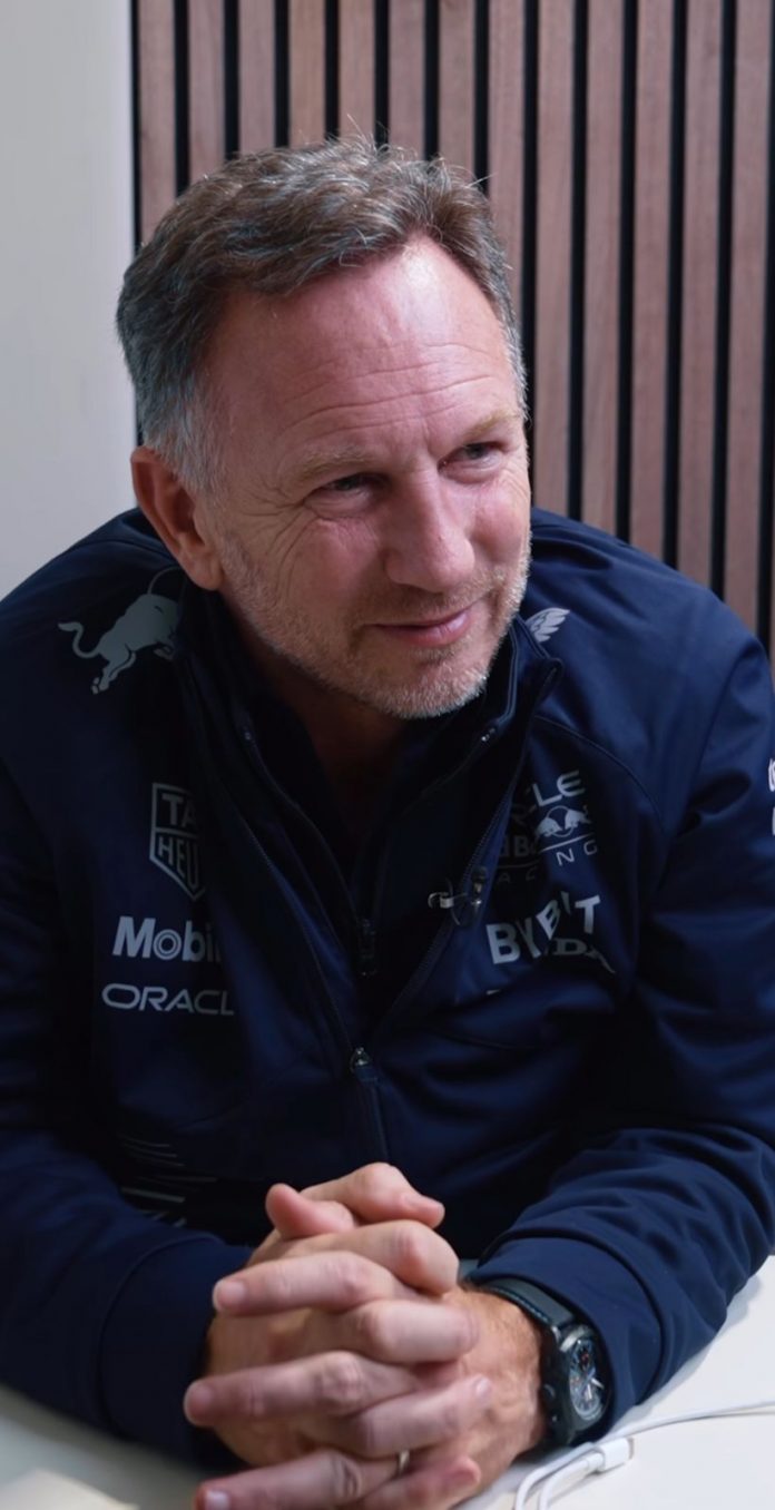 This Thursday (15), Red Bull team boss Christian Horner is expected to make his first public appearance since a complaint of inappropriate behavior was made against him.(Photo: Instagram)