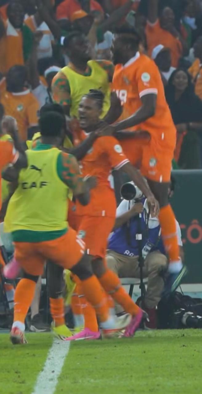 Ivory Coast beat Nigeria 2-1 with Haller scoring the winning goal.(Photo: Instagram)